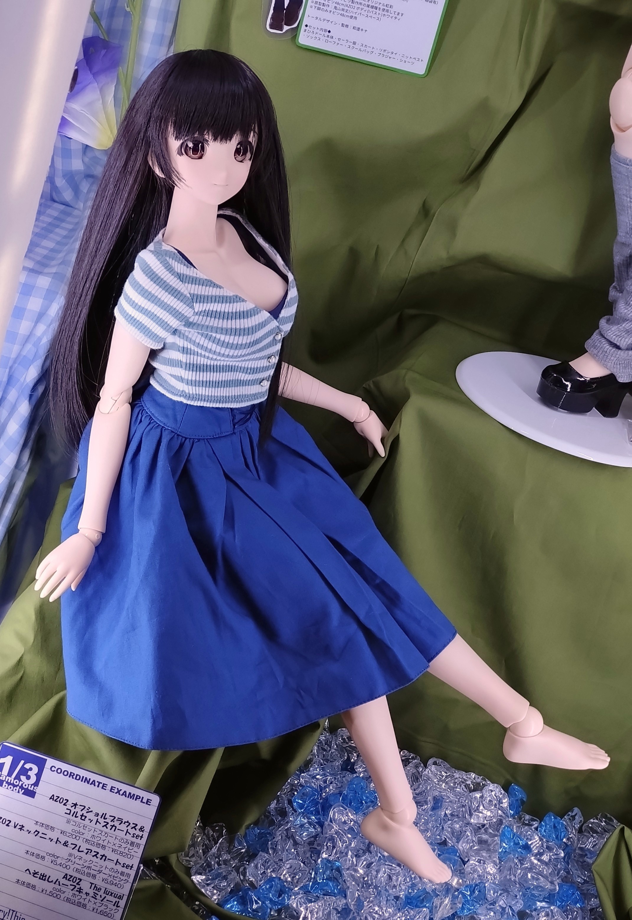 MDD 如月学園セーラーセット（白黒） | 【40cm】ミニドルフィー